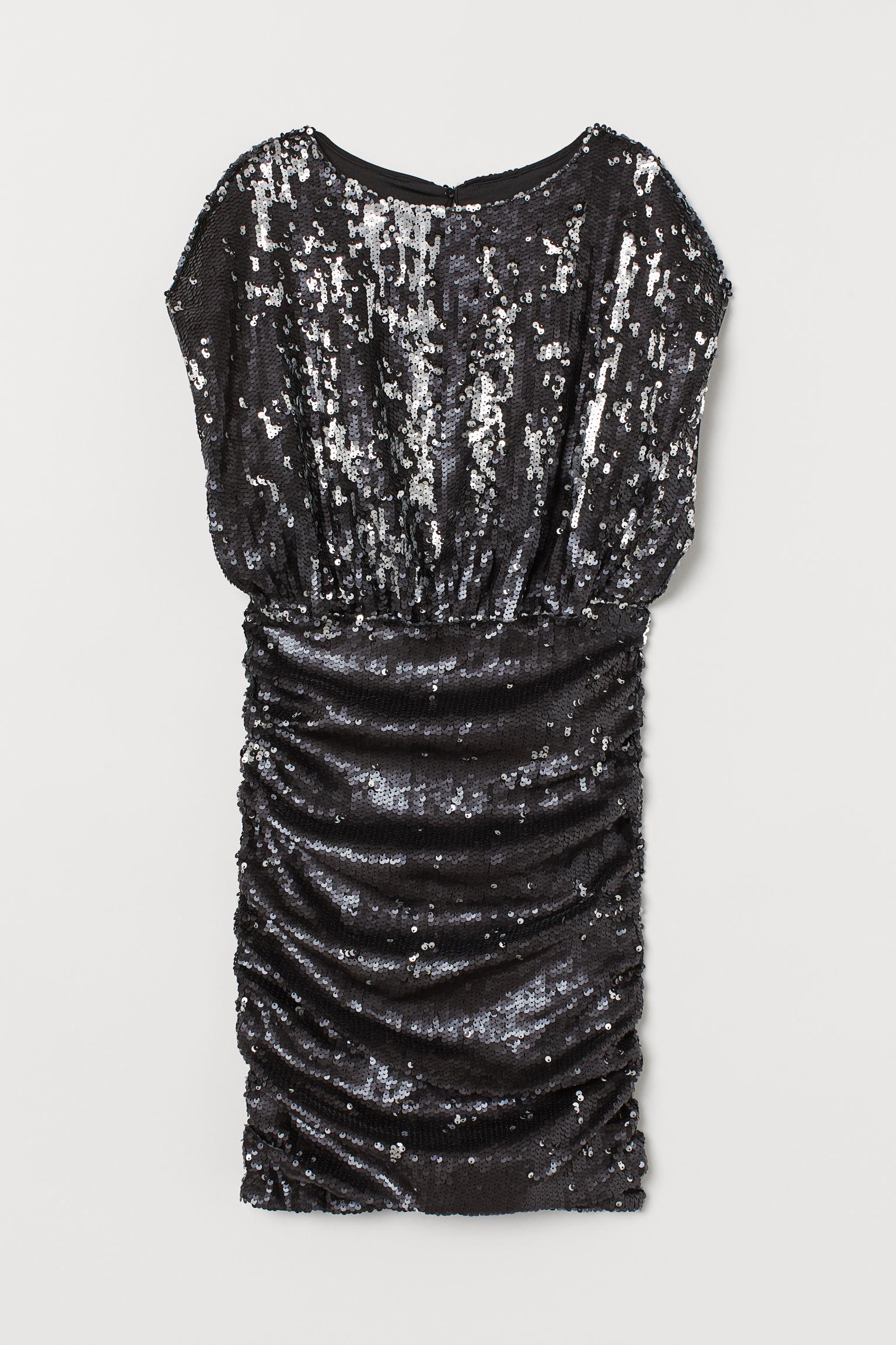 Платье H&M M Темно-серый (18028150240)