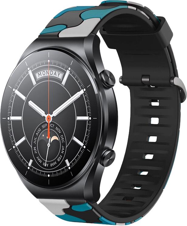 Ремешок Tactic Camouflage для Xiaomi Watch S1 Active Blue (32955-28)
