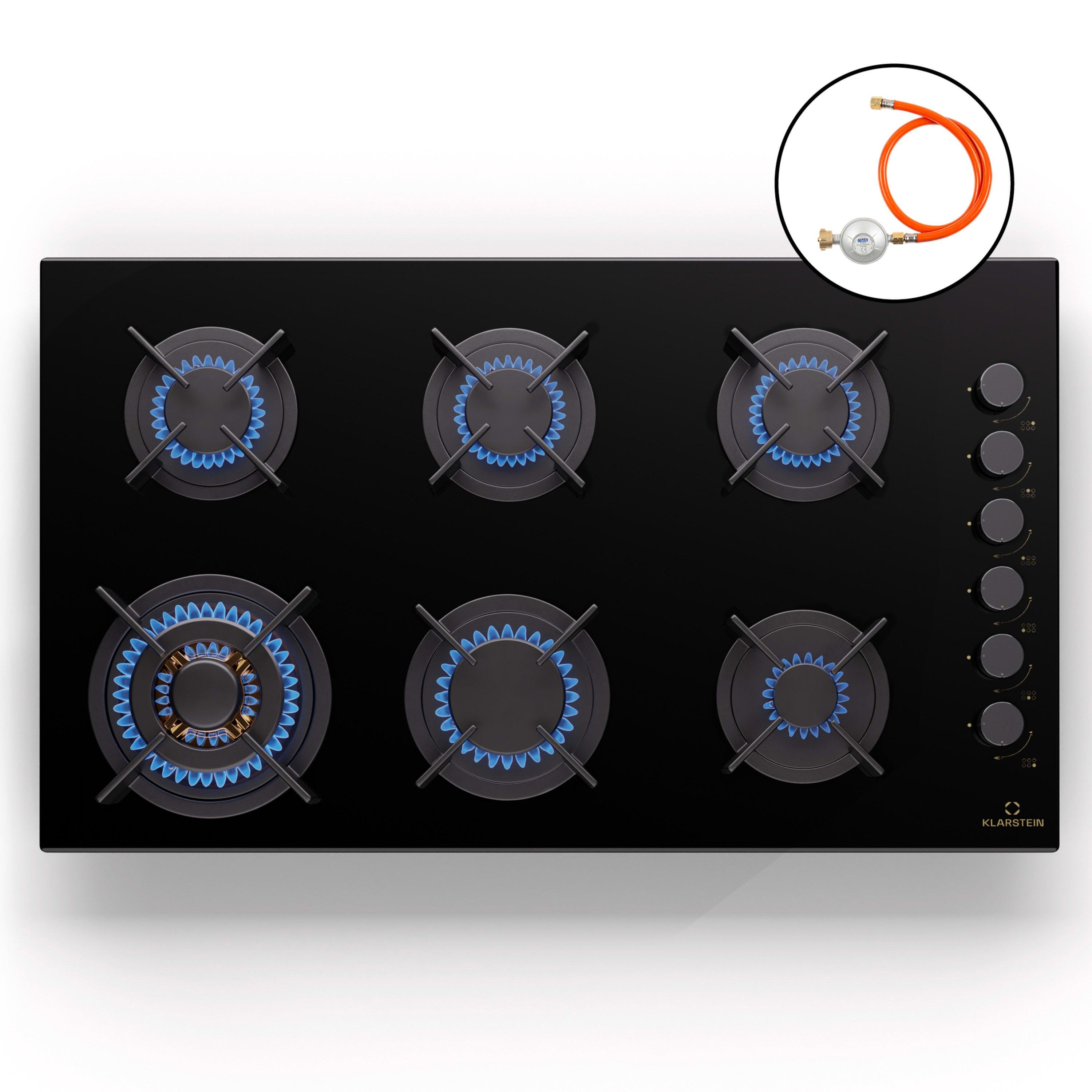 Варильна поверхня газова KLARSTEIN Goldflame 6 (10045628) - фото 9