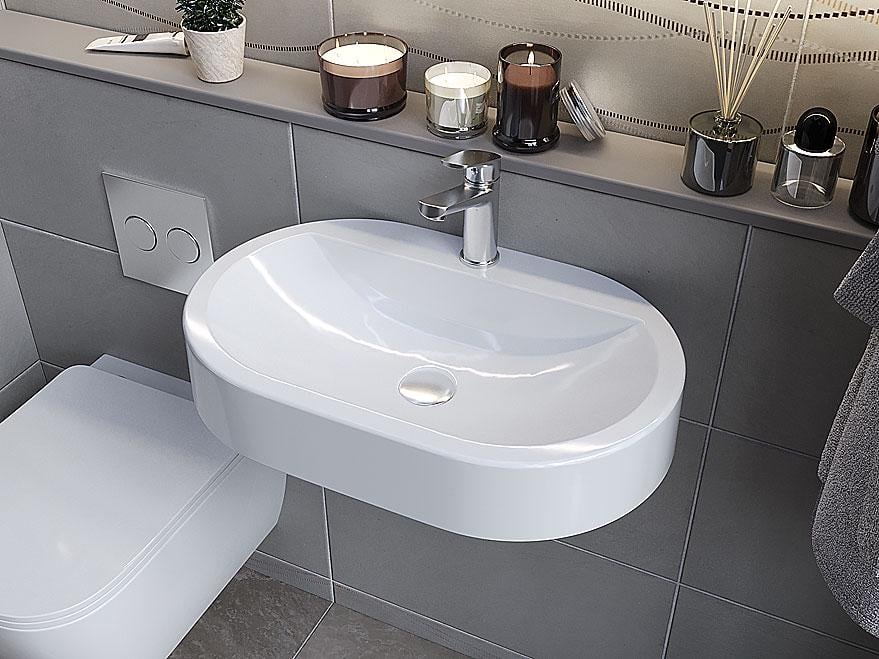 Умивальник підвісний Status MARS White (663) - фото 2