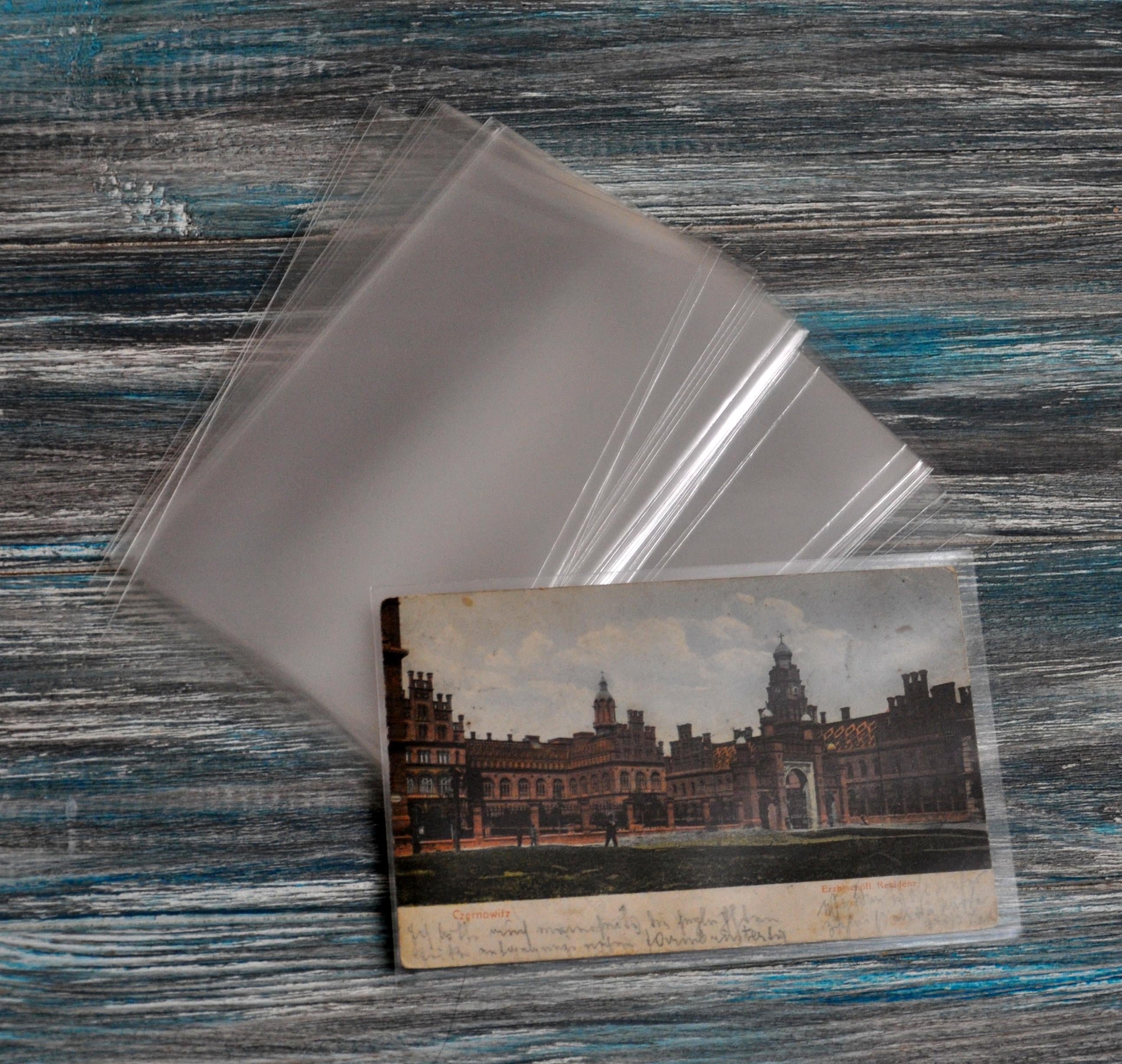 Холдери фолії на бони на старі поштівки 40мк 95х145 мм100 шт. (33710197)