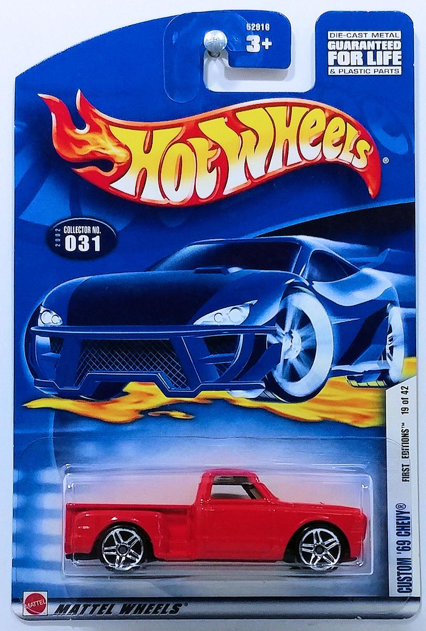 Игрушечная машинка Hot Wheels Custom 69 Chevy 2002 First Editions №031 (52916)
