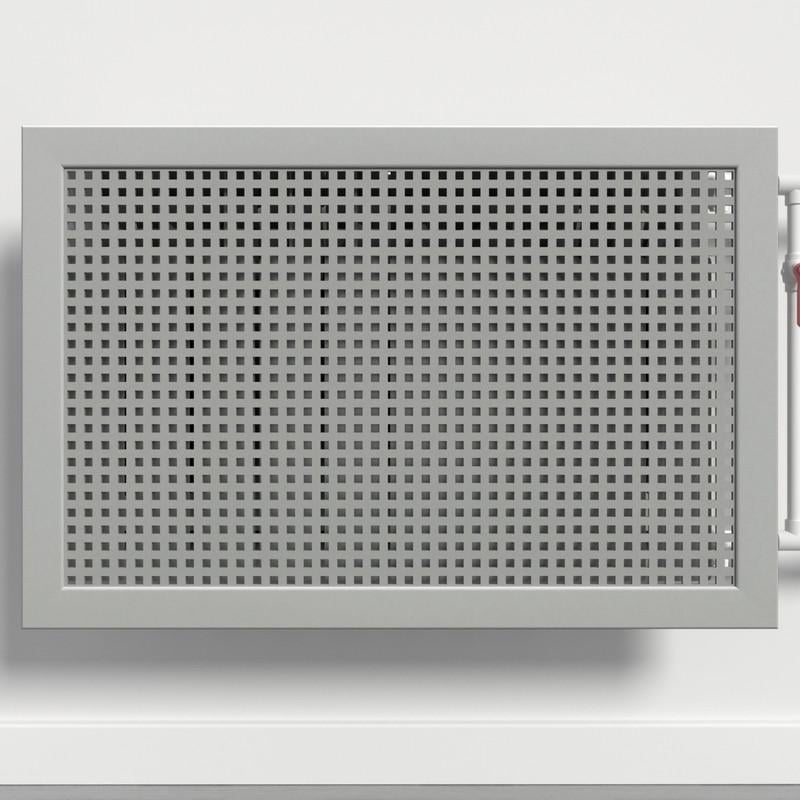 Решетка-экран на батарею SMARTWOOD 1200 мм Серый Бетон (R21004109)