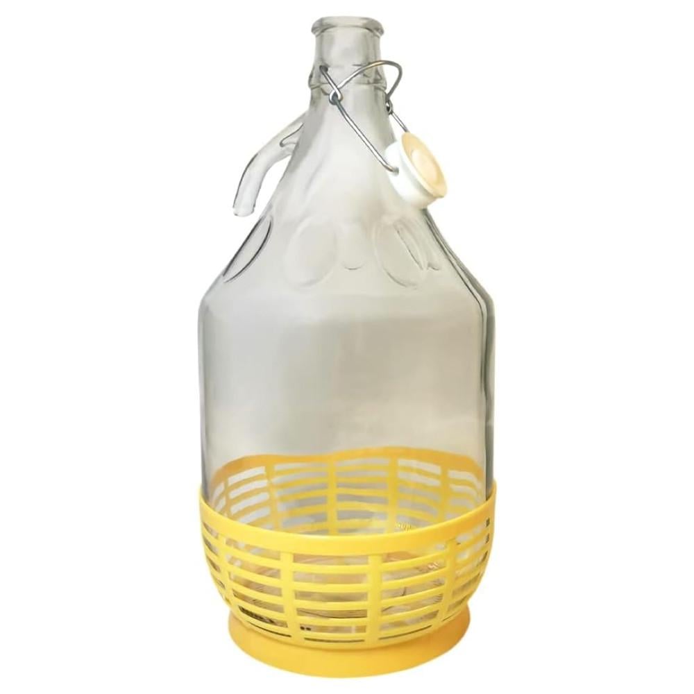 Бутель із ручкою кришка-затискач 5 л (2457) Бутель із ручкою кришка-затискач 5 л (2457)