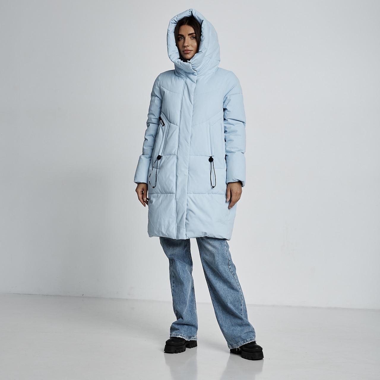 Пуховик зимний Oversize 90 см Fodarlloy M Голубой - фото 5 Пуховик зимний Oversize 90 см Fodarlloy M Голубой - фото 5