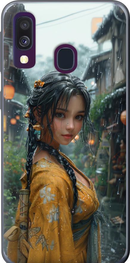 Чехол на Samsung Galaxy A40 2019 A405F Anime-girl (6133t-1672-42517)