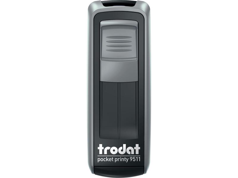 Кишенькова оснаска для штампа Trodat Pocket Printy 9511 38х14 мм Сірий