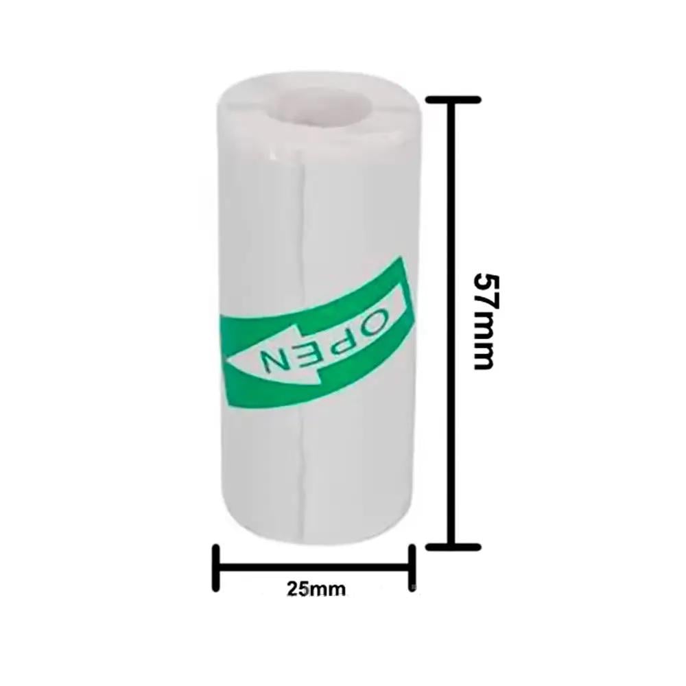 Термопапір самоклеючий в рулонах для термопринтера 57 мм (24065010) - фото 2