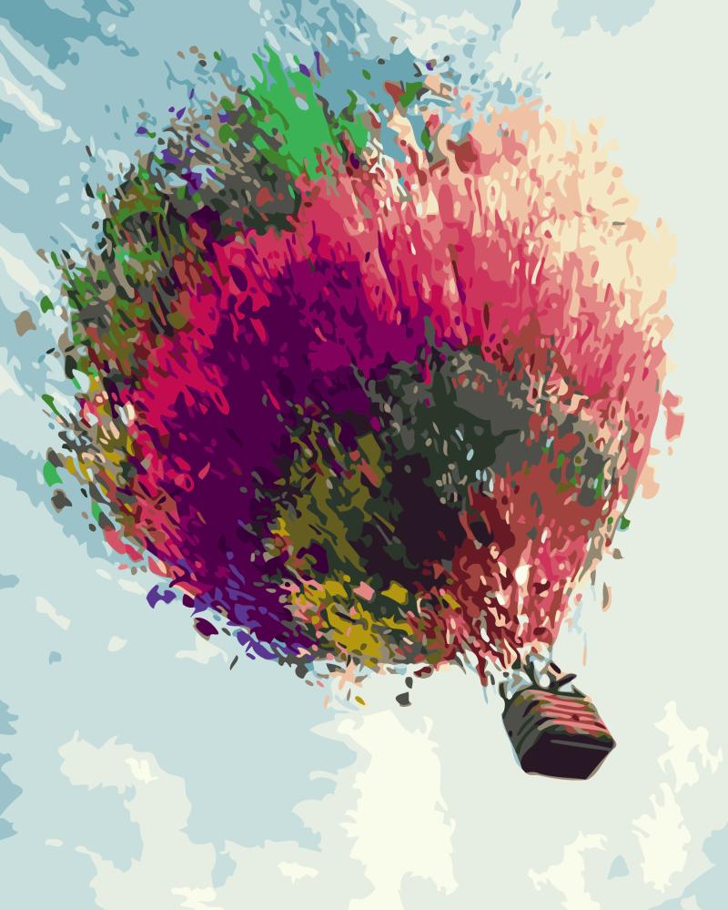Картина по номерам Brushme Воздушный шар 40x50 см (BK-GX3355)