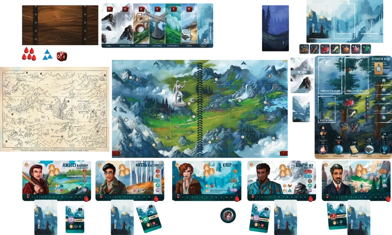 Настільна гра Games 7 Days Сплячі Боги. Далекі небеса. Колекційне видання (2625676293) - фото 8