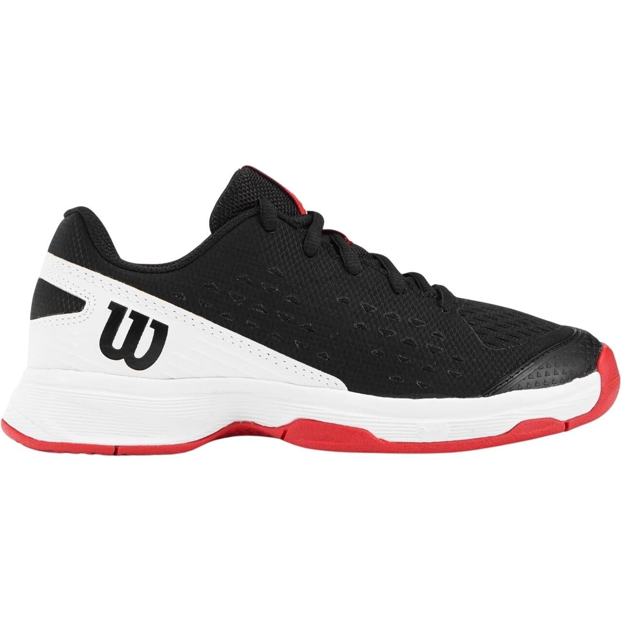 Кросівки тенісні дитячі Wilson RUSH PRO L JR р. 29,5 Чорно-біло-червоний (WRS330100)