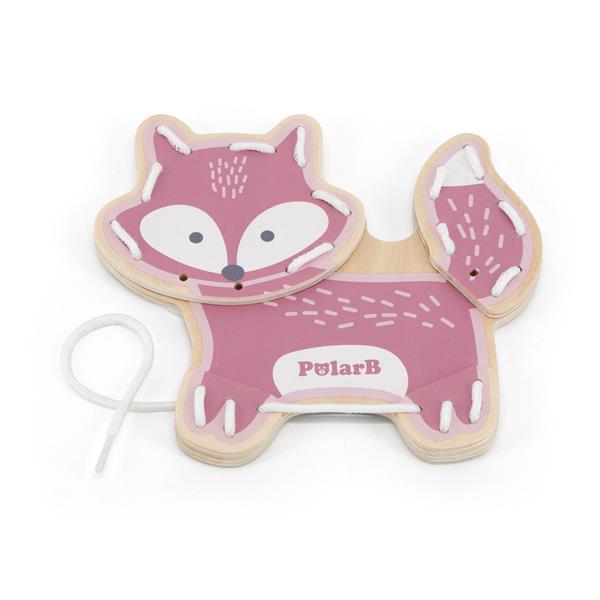 Дерев'яна шнурівка Viga Toys PolarB Звірята (44044) - фото 5 Дерев'яна шнурівка Viga Toys PolarB Звірята (44044) - фото 5