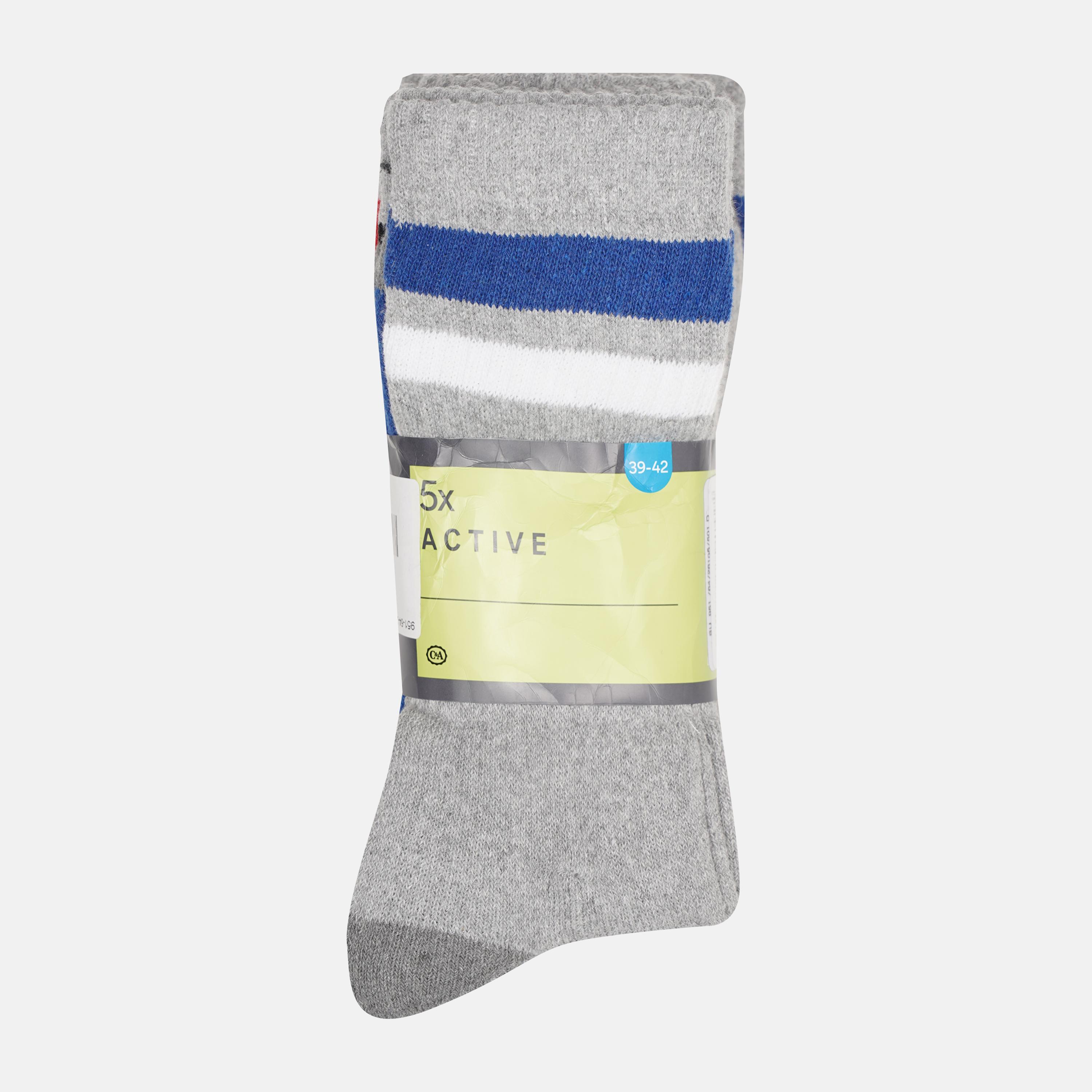 Шкарпетки C&A 5 пар р. 43-46 Сірий (9516426105501)