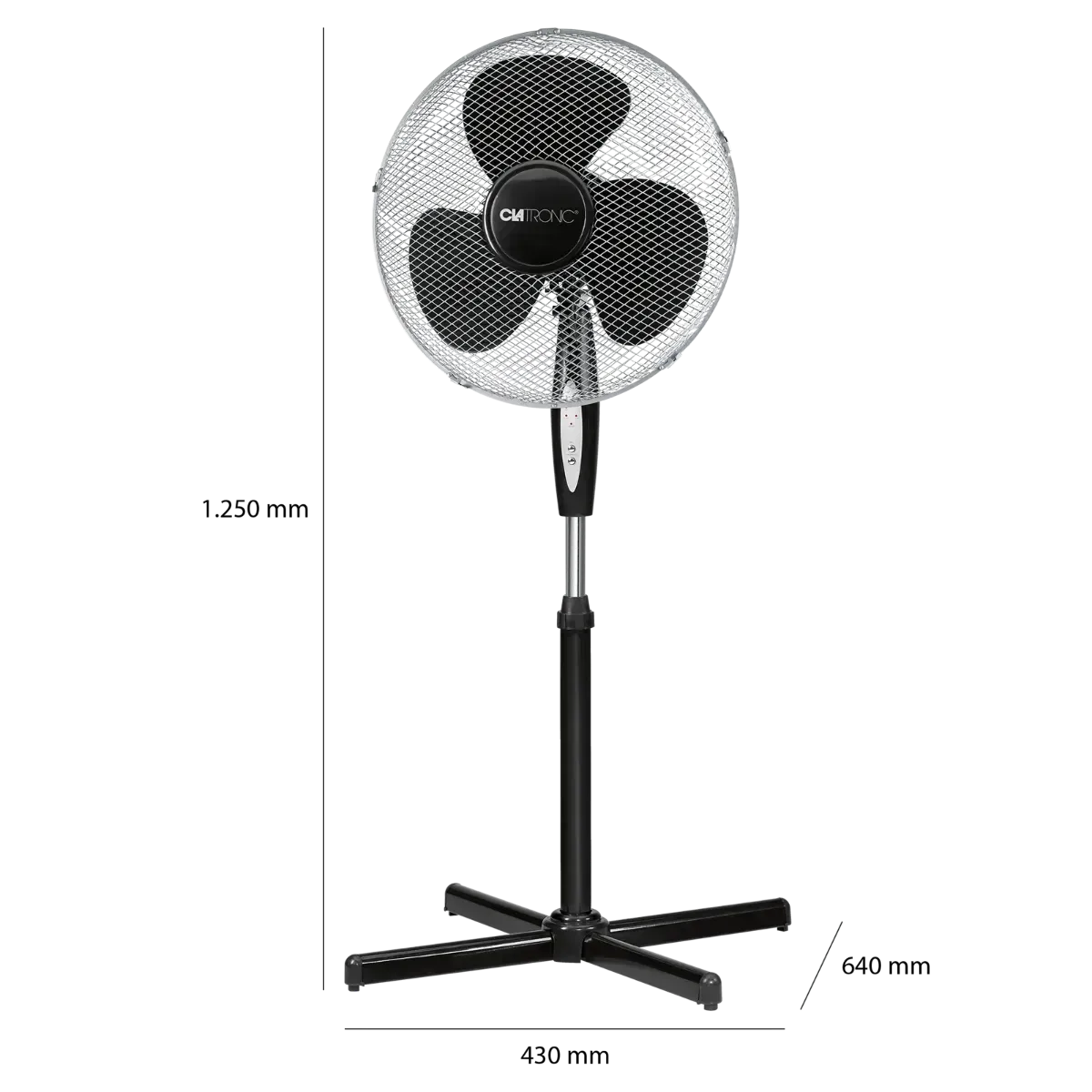 Вентилятор підлоговий Clatronic VL 3741 S (506282) - фото 2