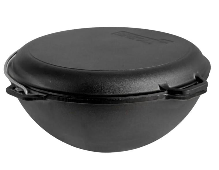 Котел азіатський чавунний Brizoll КА08-3 8 л з кришкою сковородою (30226297)