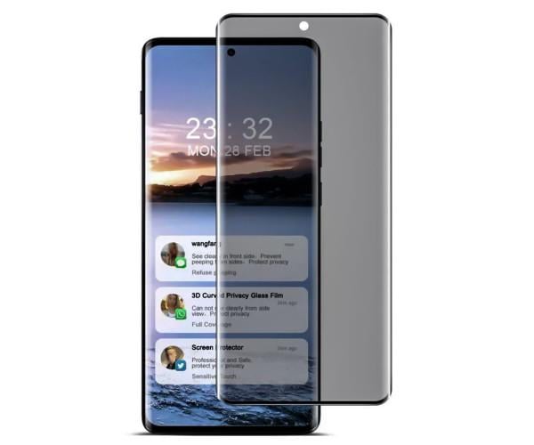 Защитное стекло 3D Privacy Full Screen для Motorola Moto G85 / S50 Neo, Black