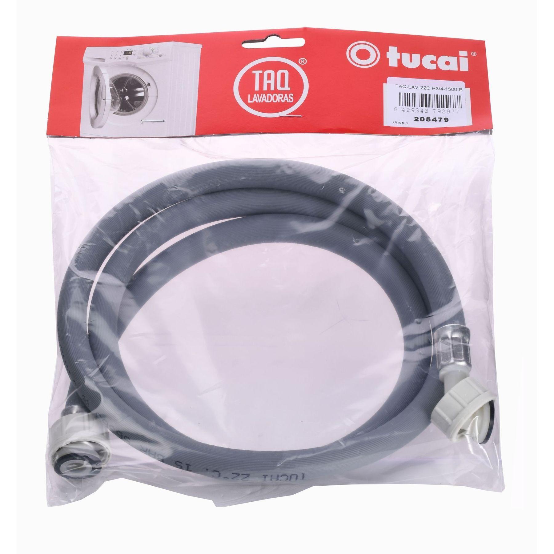 Шланг заливной для стиральной машины TUCAI 1,0 м TAQ-LAV-H3/4" 207260 (000020288) Шланг заливной для стиральной машины TUCAI 1,0 м TAQ-LAV-H3/4" 207260 (000020288)