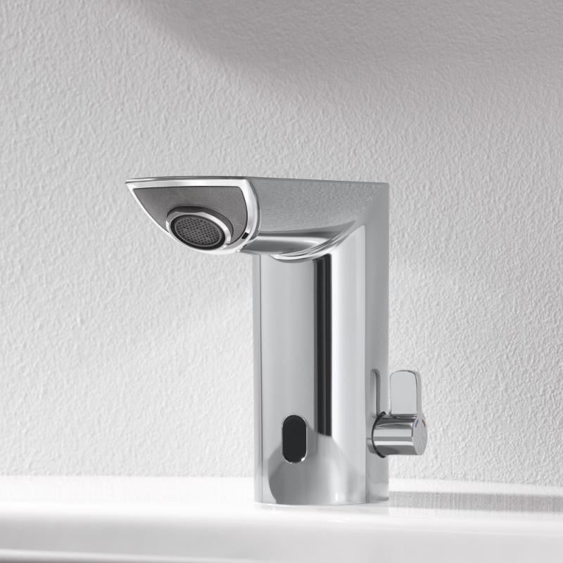 Змішувач для умивальника Grohe BauCosmopolitan E 36451000 сенсорний Хром (111327) - фото 5