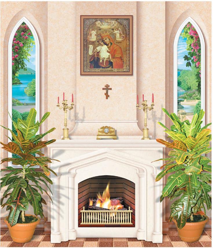 Фотообои на бумажной основе Artdecor Домашний очаг 242х201 см (2000000451008)