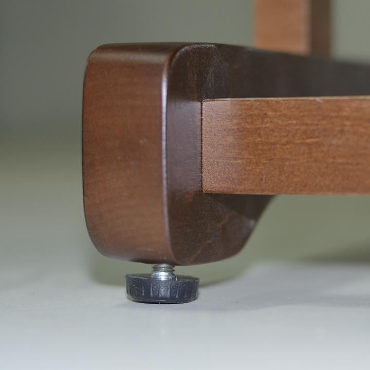 Вішалка-тримач для одягу подвійний підлоговий Горіх світлий - фото 3