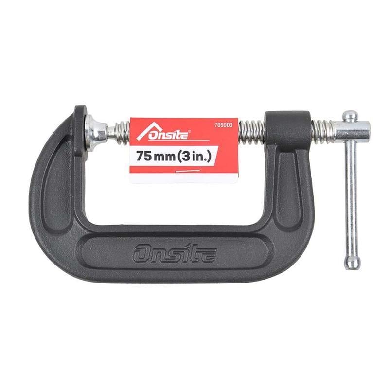 Струбцина C-типа Onsite сталь 75 мм (INSTCTCCC075000PO0) - фото 1 Струбцина C-типа Onsite сталь 75 мм (INSTCTCCC075000PO0) - фото 1