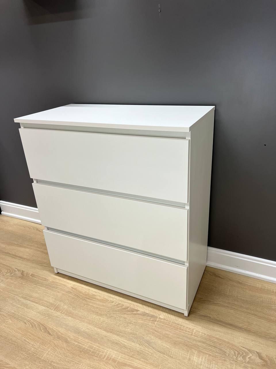 Комод Даллас 3 шухляди 910х805х410 мм Білий - фото 3 Комод Даллас 3 шухляди 910х805х410 мм Білий - фото 3