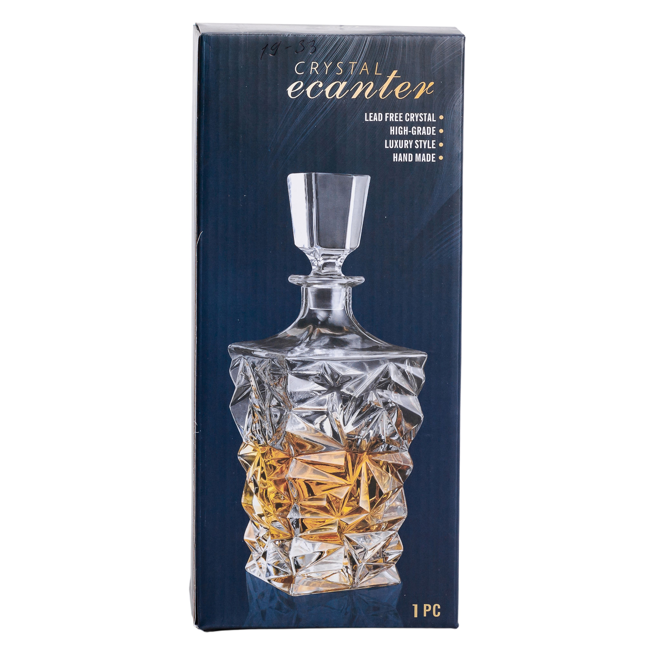 Декантер для виски с пробкой HP-19-33 1 л 11х11х28 см (A-034196) - фото 7 Декантер для виски с пробкой HP-19-33 1 л 11х11х28 см (A-034196) - фото 7