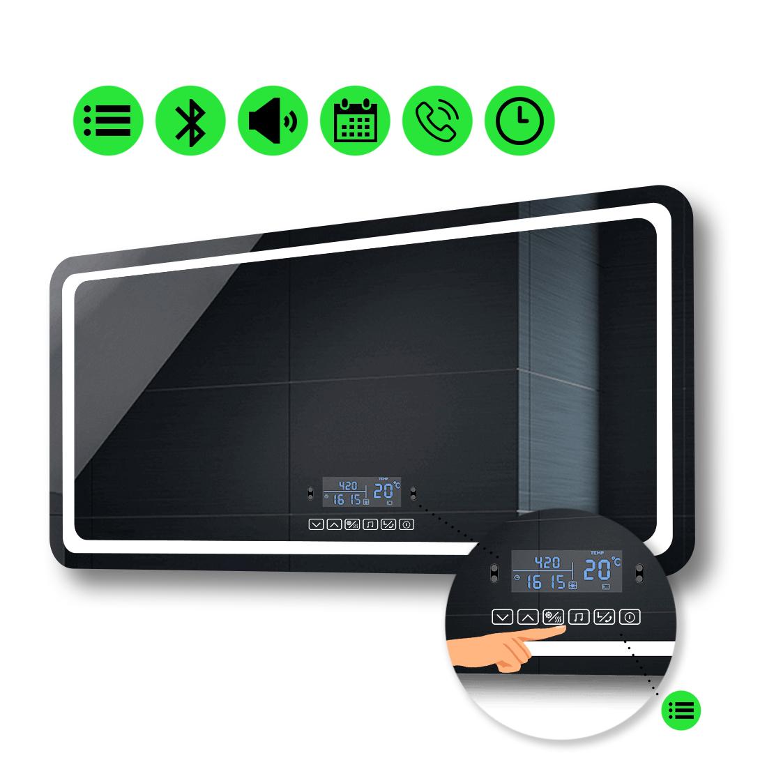 LED-зеркало 100x60 см с Smart-блоком Anvi (Anvig126)