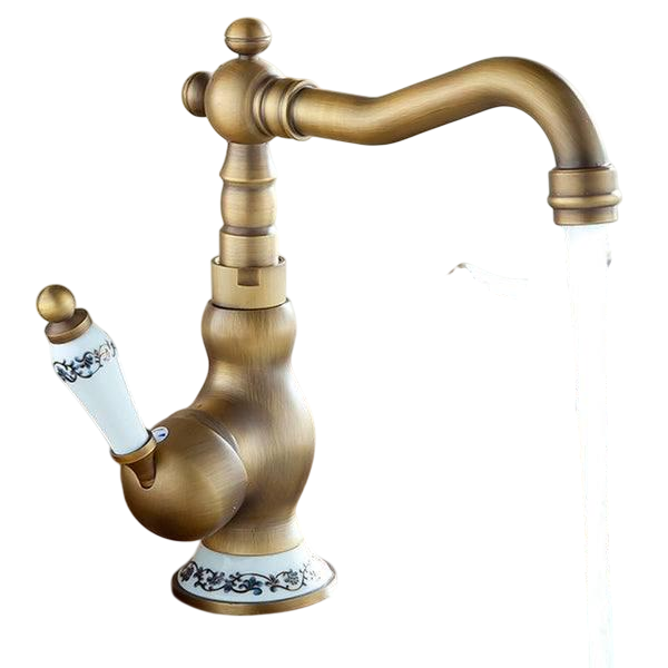 Смеситель для умывальника Epelli Deco Retro Bronze Luxury Бронзовый (2484223195)