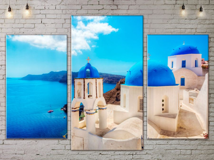 Картина модульная 3 части ArtStar Замок Ия 120х180 см ADG0088