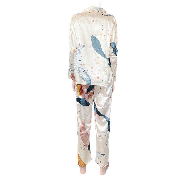 Женская пижама атласная JULY'S SONG Птица счастья M (1424-2019) - фото 2 Женская пижама атласная JULY'S SONG Птица счастья M (1424-2019) - фото 2