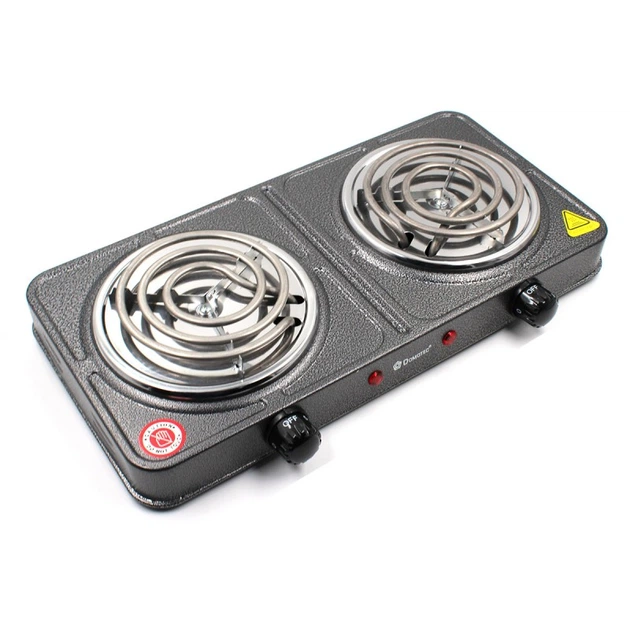 Настольная плита электрическая Domotec MS-5802 2 конфорки 2000 Вт 220V (32503197)