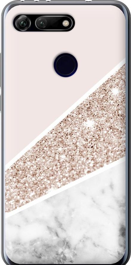 Чехол на Huawei Honor View 20 Пастельный мрамор (4342u-1645-42517)