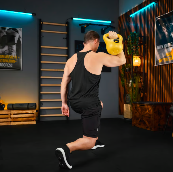 Гиря вінілова TREX Sport TX-008CKB 8 кг Жовтий (4610) - фото 7 Гиря вінілова TREX Sport TX-008CKB 8 кг Жовтий (4610) - фото 7