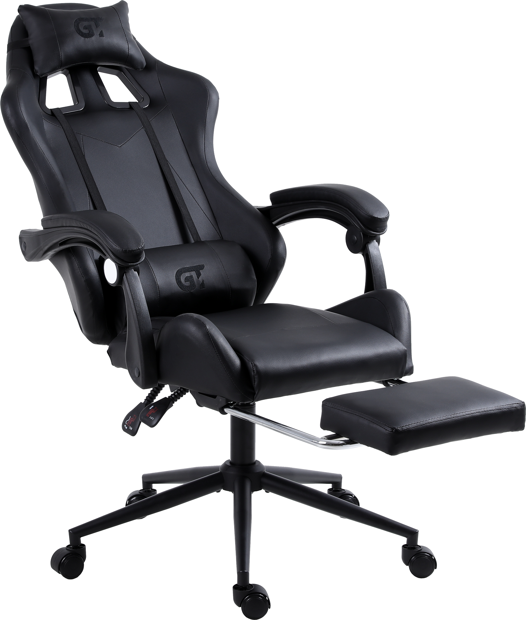 Крісло геймерське GT Racer X-2323 Black - фото 4