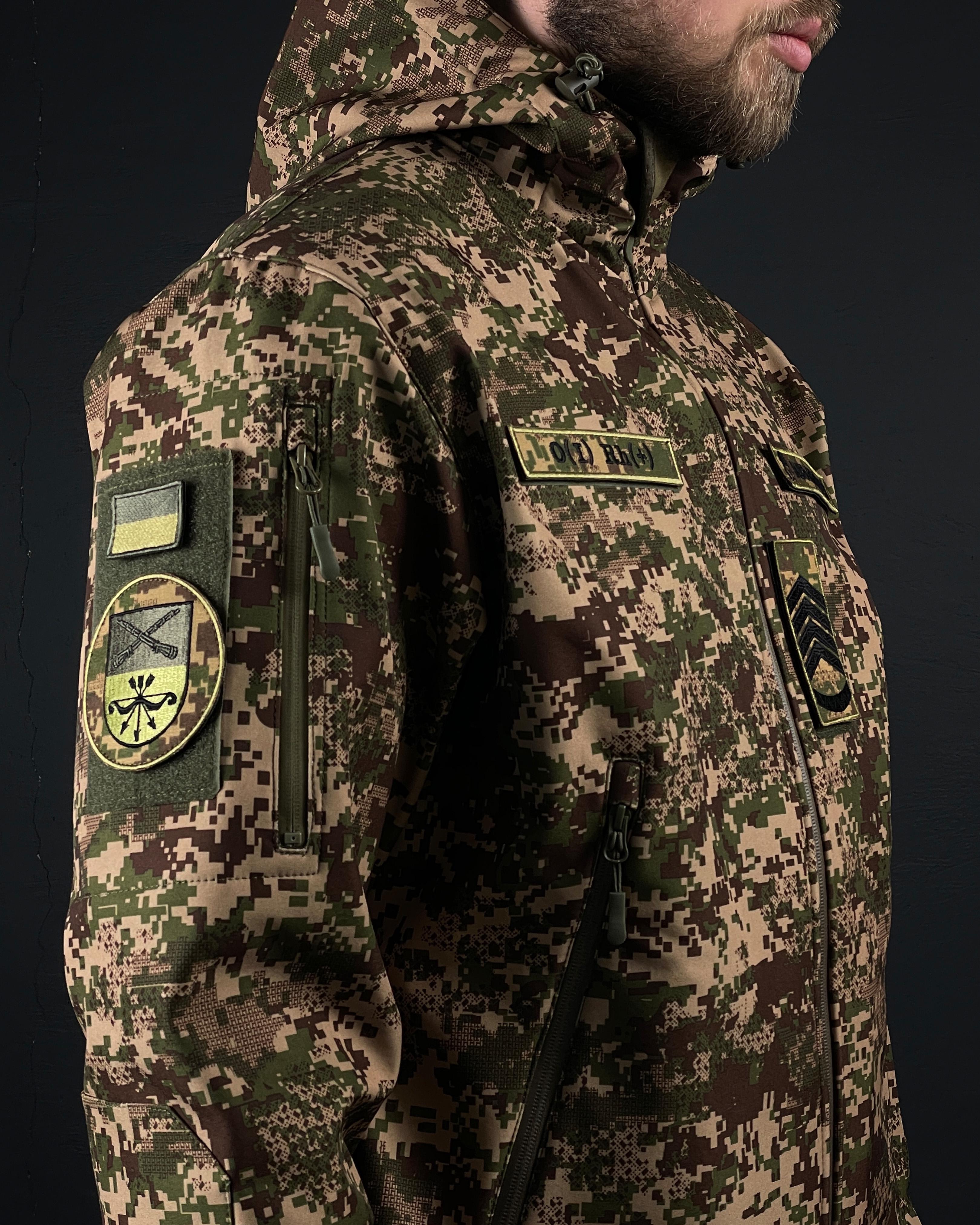 Куртка военная Cooperr Soft Shell II XS Хищник (KUR-1.6.5XL) - фото 6