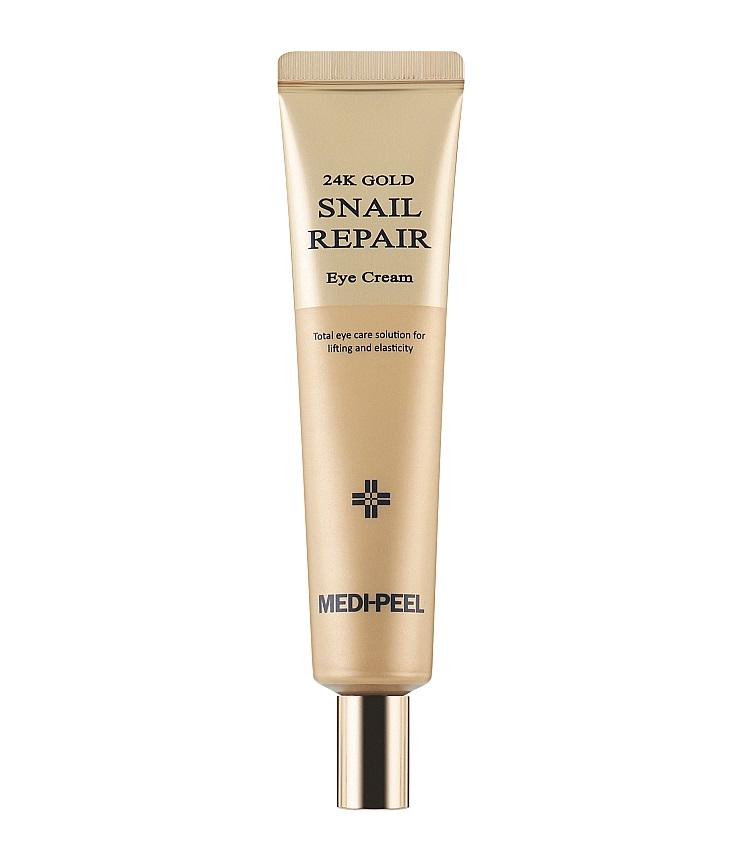 Крем для кожи вокруг глаз MEDI-PEEL 24K Snail Repair Eye Cream с муцином улитки и золотом 40 мл (8809409340548)