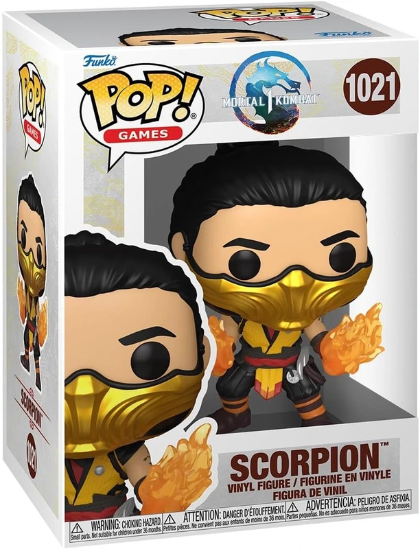 Ігрова фігуркаСкорпіон Funko POP Games 1021 Mortal Kombat 1 Scorpion (18755)