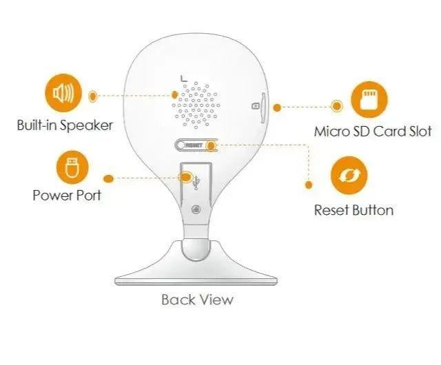 Камера видеонаблюдения IP Wi-Fi IMOU Cue 2E 2MP (2121491554) - фото 4