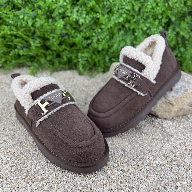 Лофери жіночі зимові Е-005070-24 p. 38 23,5 см Шоколадний (114090274)