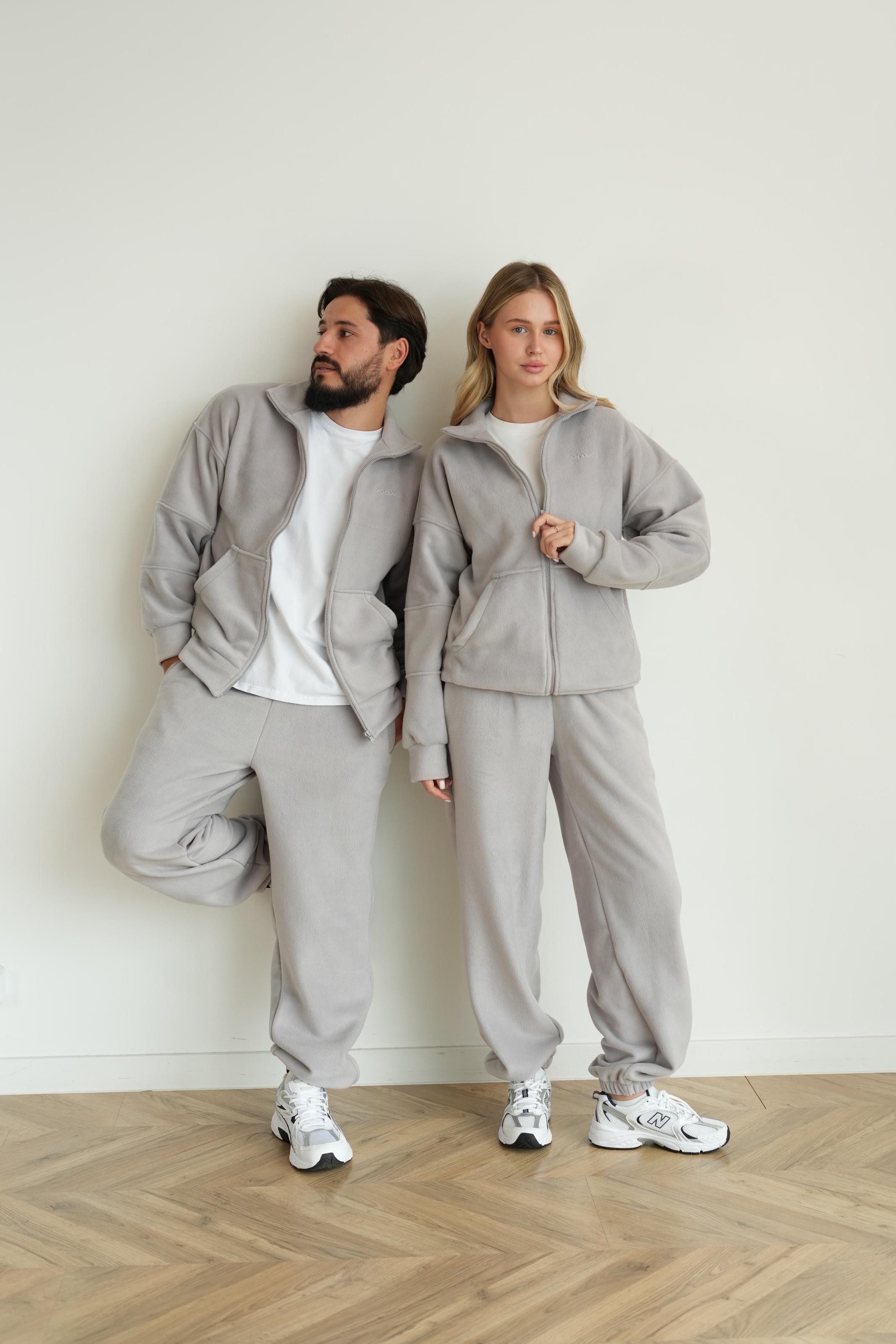 Костюм чоловічий флісовий CASUAL 3XL Світло-сірий (10304XXXLm) - фото 5 Костюм чоловічий флісовий CASUAL 3XL Світло-сірий (10304XXXLm) - фото 5