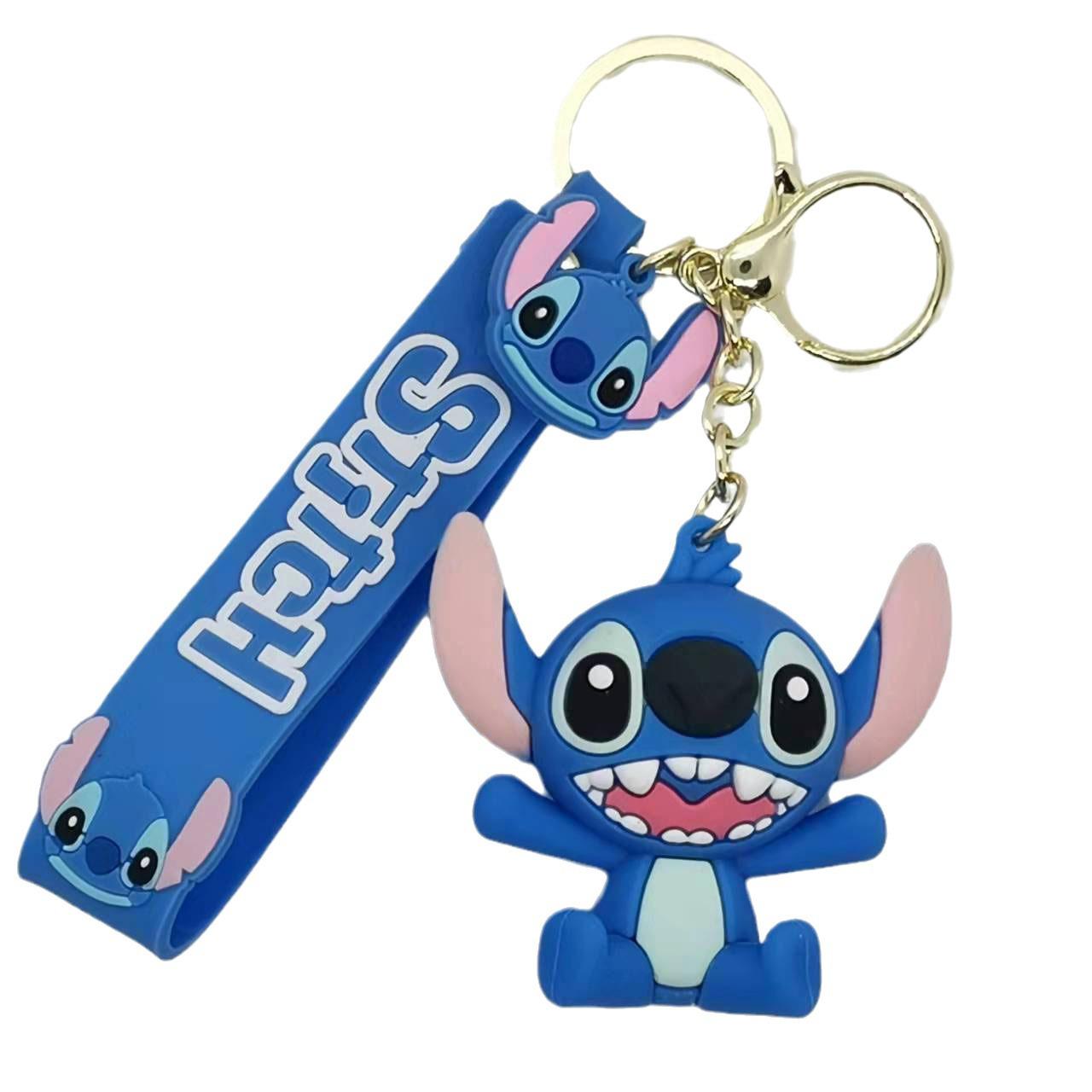 Брелок Lilo Stitch на ключі 6 см Синій (4081615)