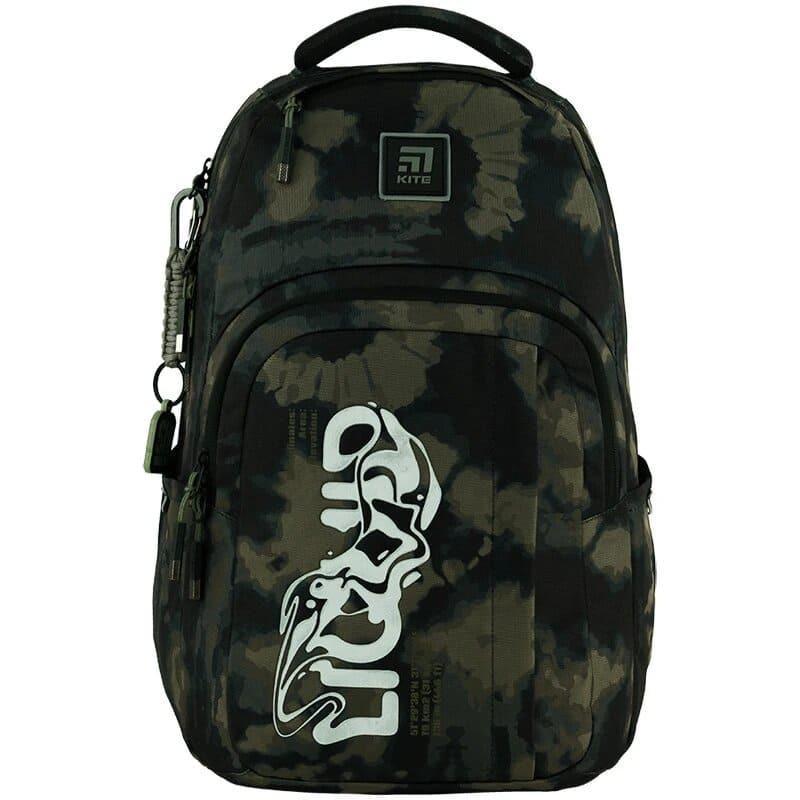 Школьный рюкзак подростковый KITE Education teens 2578L-1 18 л Хаки (K24-2578L-1)