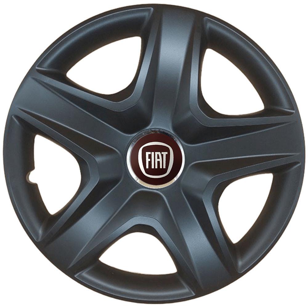 Комплект колпаков SJS R15 для Fiat 340 4 шт. Черный (108264)