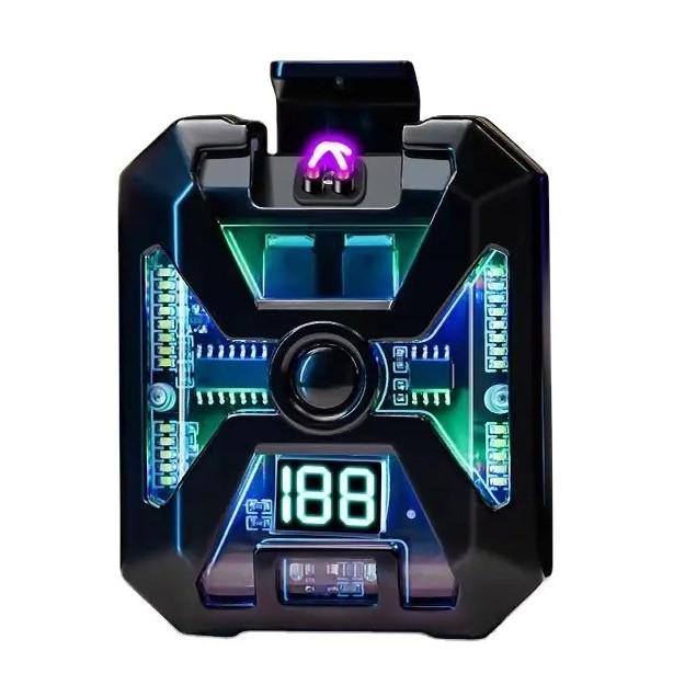 Ліхтар багатофункціональний D69 запальничка/Power indicator/Li-Ion/USB-C Black - фото 3