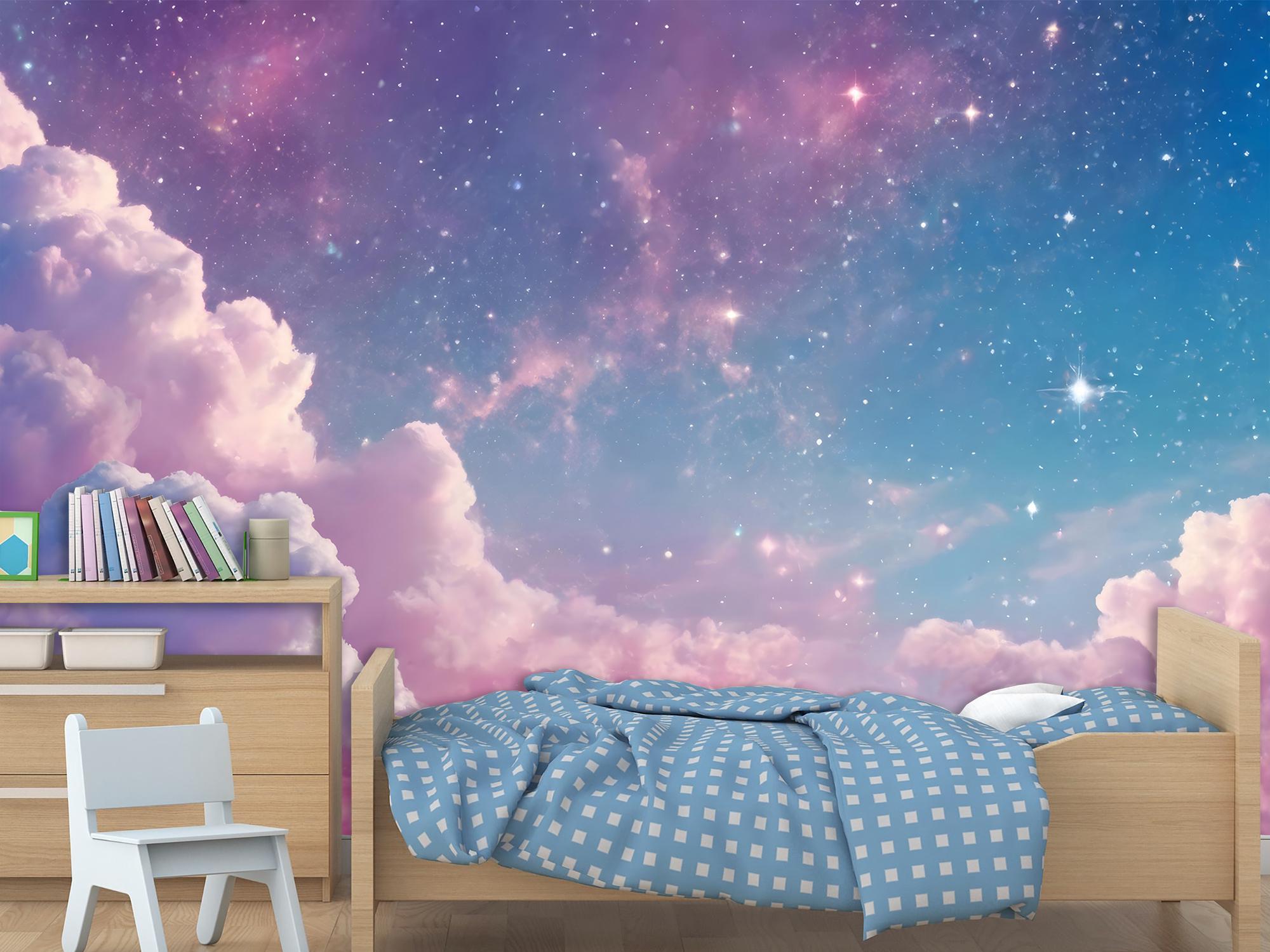 Фотообои флизелиновые Upstream Сказочные фиолетовые облака 315х210 см (S5KID-075/5) - фото 7