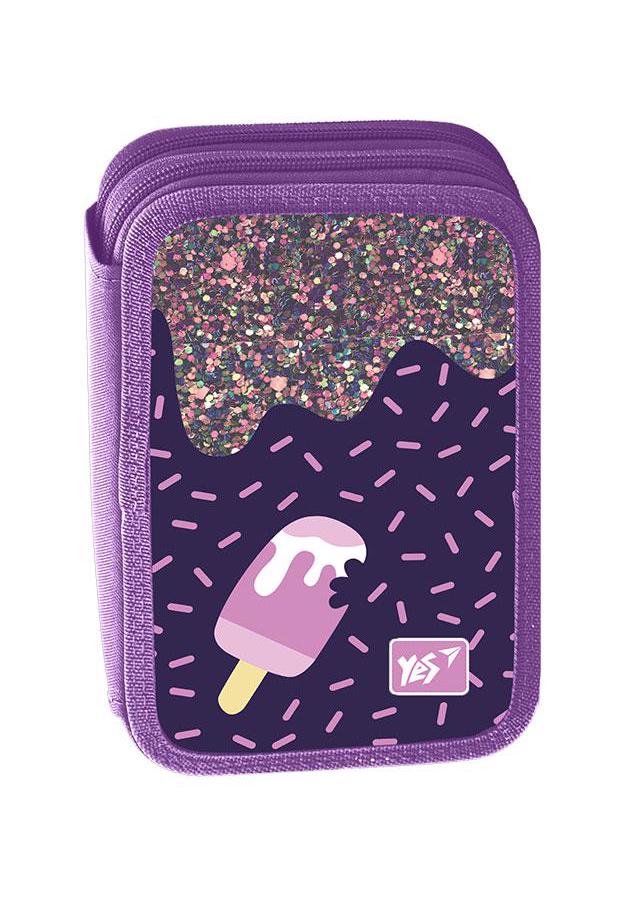 Пенал твердый YES двойной HP-01 Sweet Cream (533108)