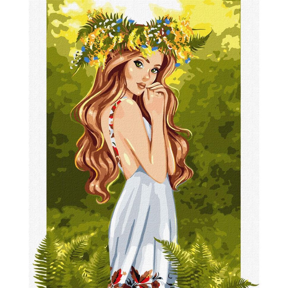 Картина за номерами Ideyka Берегиня лісу KHO4993 40x50 см (RLT26543)