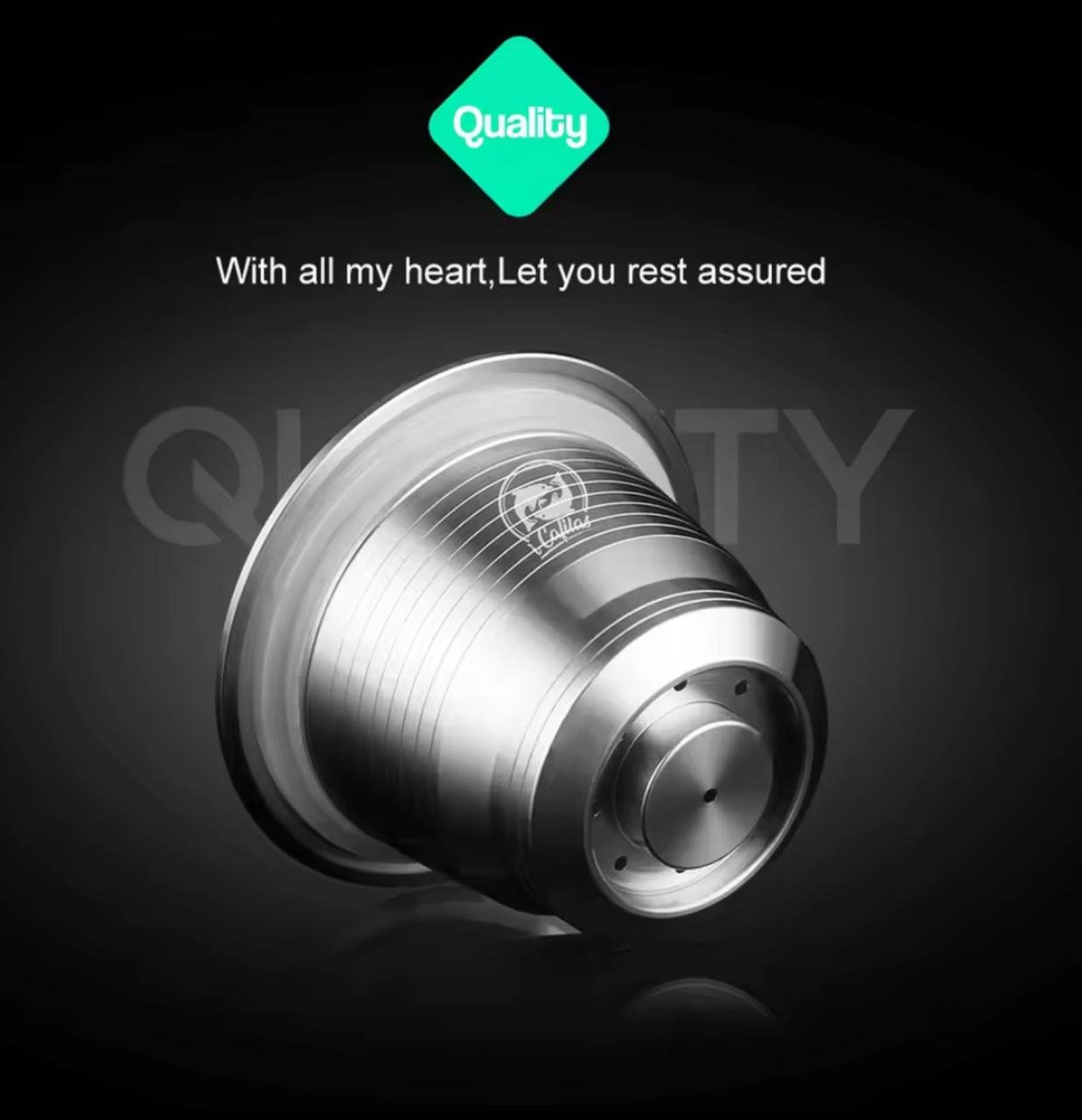 Капсули багаторазові для кавомашини Nespresso сталеві 6в1 (2537891833) - фото 3 Капсули багаторазові для кавомашини Nespresso сталеві 6в1 (2537891833) - фото 3