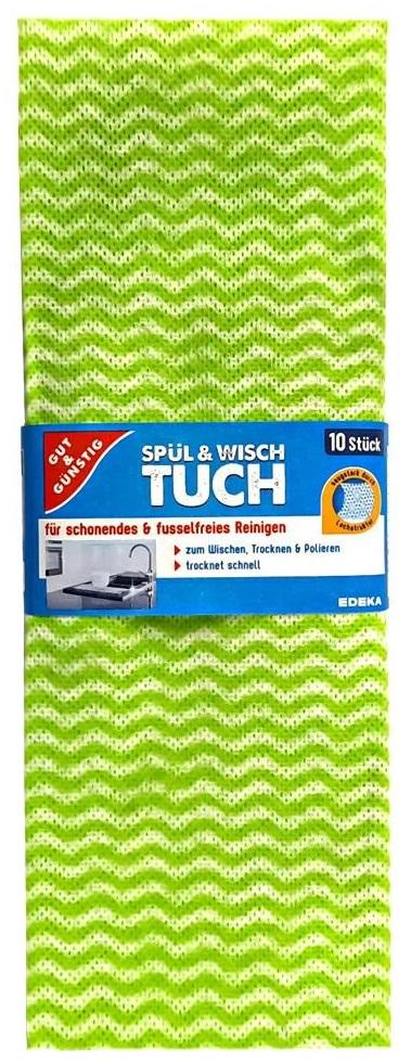 Серветки для прибирання віскозні Gut&Gunstig 10 шт.